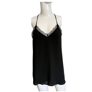 The loft Tank Black Lace